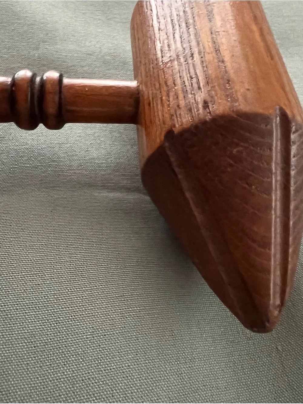 Vintage Wooden 12” Bossing Mallet for Crushing and Tenderizing